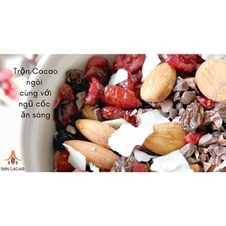Cacao ngòi - Cocoa nibs (Bản Cacao) Nhân hạt cacao rang
