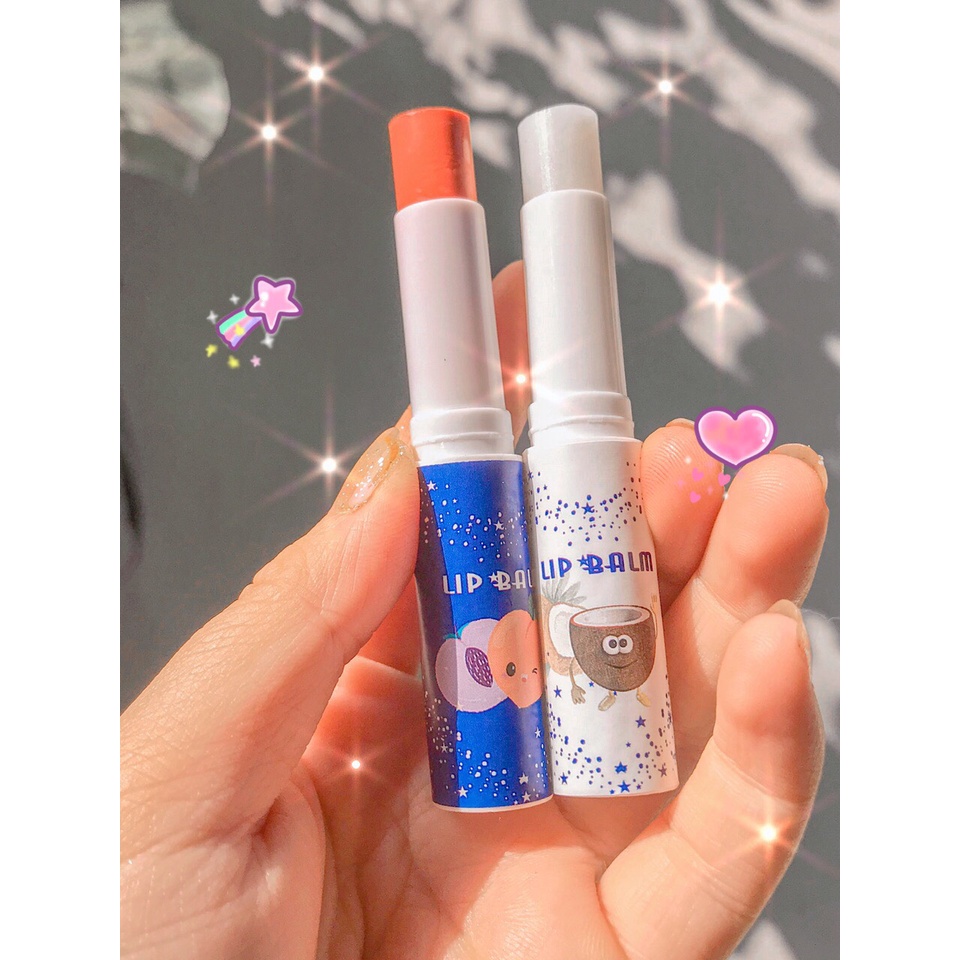 Son dưỡng đào hồng môi Lip Balm