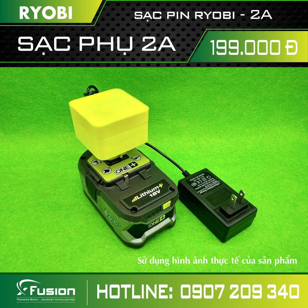 Sạc pin ryobi