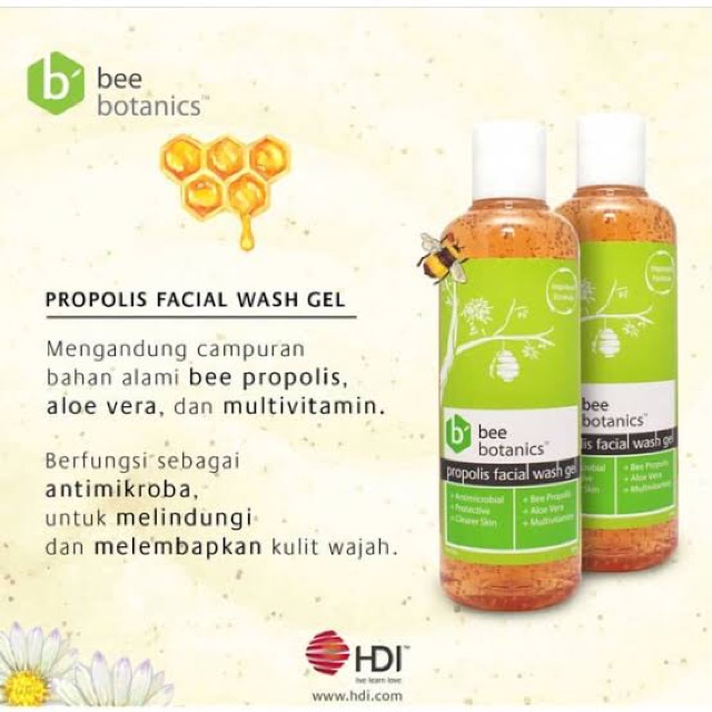 (hàng Mới Về) Sữa Rửa Mặt Hdi Bee Botanics Chất Lượng Cao