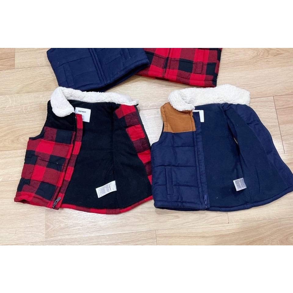Áo gile bé trai_ Áo GAP VNXK- Áo khoác bé trai size 0-24m