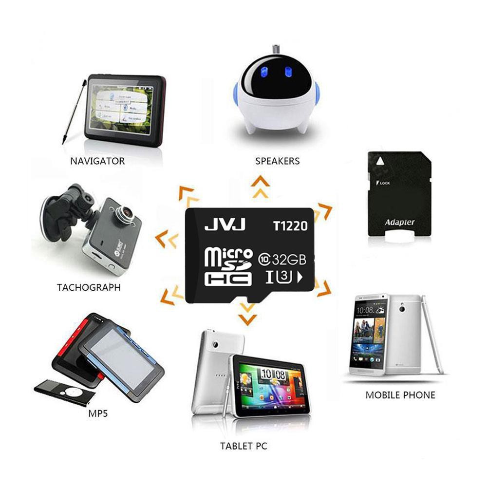 Thẻ nhớ JVJ micro SDHC 64GB/32GB/16GB/8GB/4GB/2GB chuyên dụng tôc độ cao - Bảo hành 1 năm 1 đổi 1