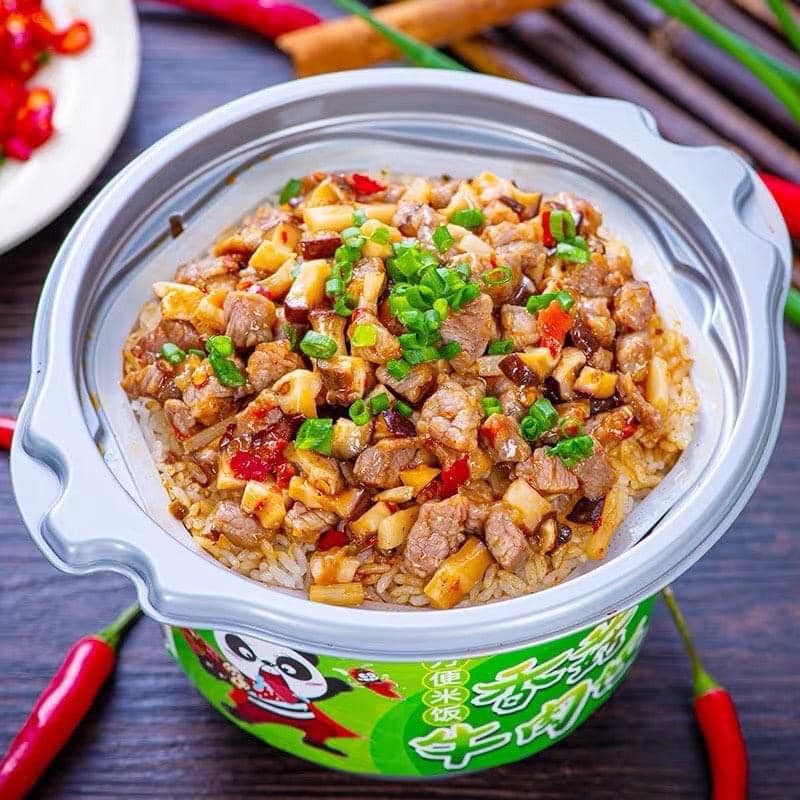 CƠM TỰ SÔI Gấu Trúc - Hộp 280gr - Đồ ăn vặt nội địa [Tiệm Chú Quậy] | BigBuy360 - bigbuy360.vn