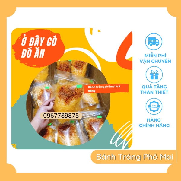 Bánh Tráng Trộn Phô Mai 🌟Ăn Vặt Bát Giới🌟 Bánh Tráng Trộn Ruốc Vị Phô Mai Siêu Ngon, Ăn Là Nghiền AV05