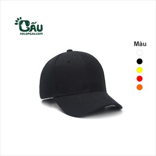 Nón lưỡi trai trơn Gấu 194 đủ màu vải kaki & samsung mềm mịn