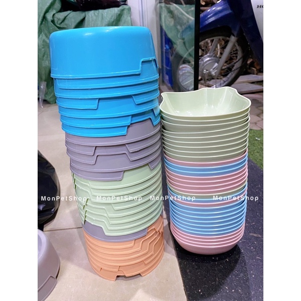 [Xả hàng] Bát nhựa xinh xắn cho thú cưng