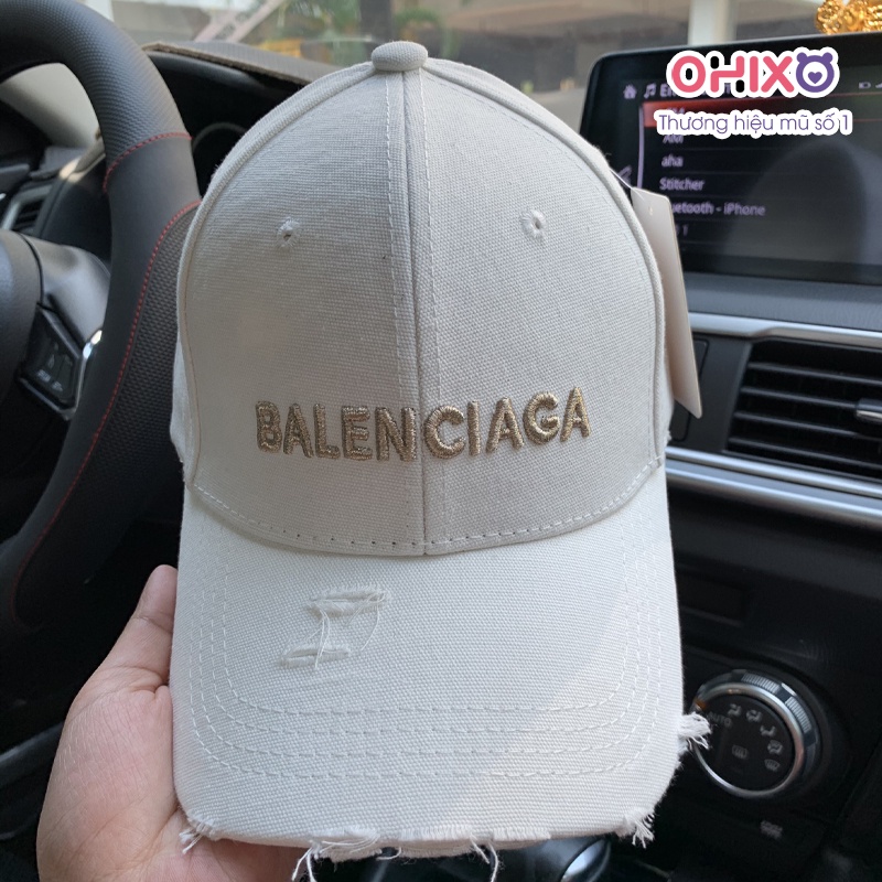 Mũ lưỡi trai Nón Balenciaga Rách Nam Nữ hàng loại 1 phong cách Ulzzang form unisex có sẵn ảnh thật OHIXO LT22