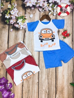 [BÁN GIÁ GỐC] Bộ cotton co dãn 4 chiều cho bé trai