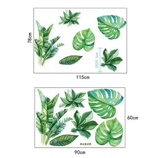 DECAL DÁN TƯỜNG LÁ XANH 5