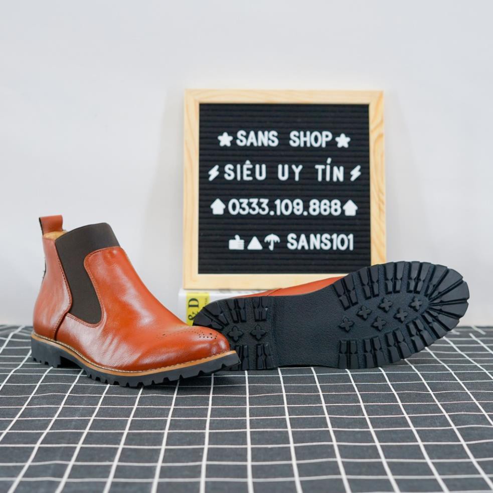 Free Giày Chelsea Boots Giày Bốt Nam Da Thật Sans101 Uy Tín 2020 ⚡ CHẤT sịn : " * ⁿ ? | BigBuy360 - bigbuy360.vn