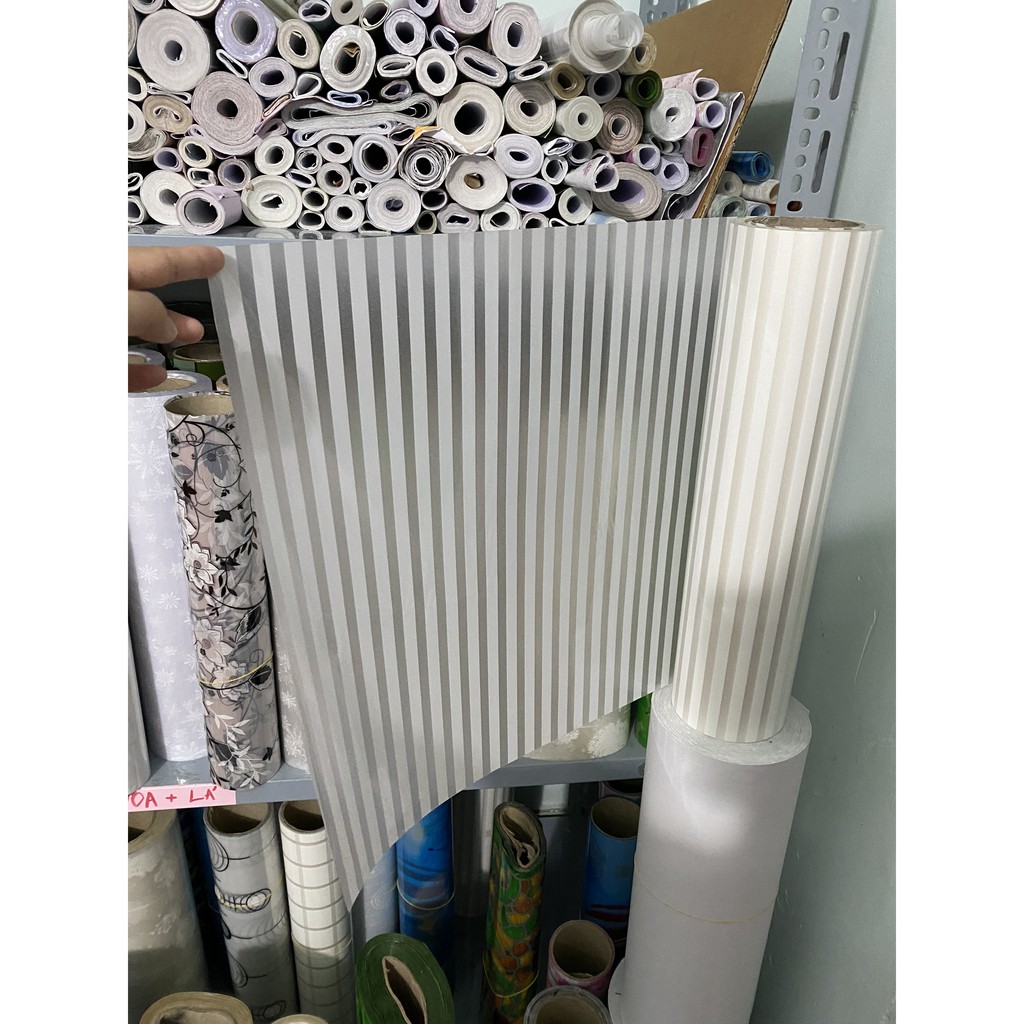 Decal 1m dán kính khổ rộng 45cm  - SỌC MỜ KÍNH CC020