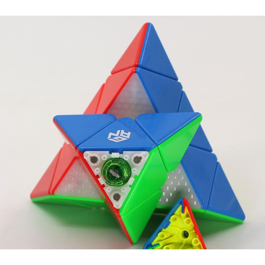 [Mã LIFE0503TOYS1 giảm 10% đơn 150k] Gan Pyraminx Standard Explorer Enhanced M Có Nam Châm Rubik Biến Thể 4 Mặt