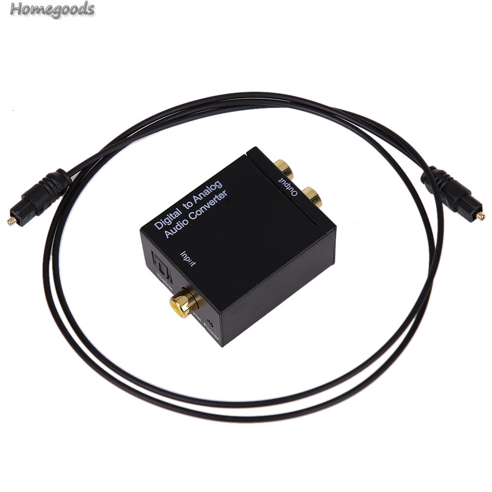 Bộ Chuyển Đổi Âm Thanh Đồng Trục Quang Học Toslink Sang Analog Rca L/R 1 Cái