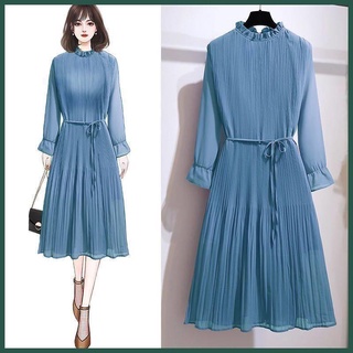 Đầm dài vừa thời trang xuân thu cho nữ plus size