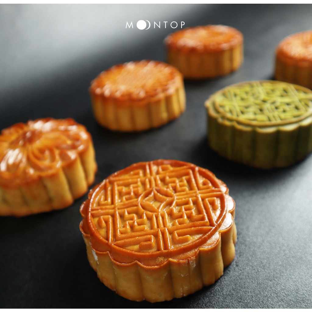 Bánh trung thu matcha kem cheese handmade cao cấp MoonTop | 150g