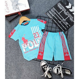 TREND - Bộ ngắn tay thun cotton 4 chiều mịn đẹp cho bé trai size nhí từ 6 đến 20kg - Bộ quần áo bé trai