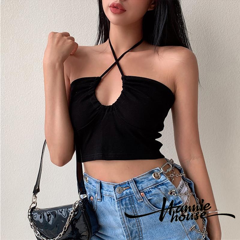 Áo dây đan chéo lưng thời trang quyến rũ cho nữ