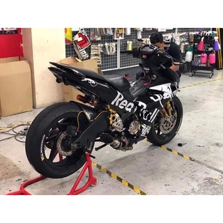 Tem trùm exciter 150 đen trắng Redbull, tem exciter 150, team trùm exciter 150, tem xe exciter 150, team trùm ex 150, te