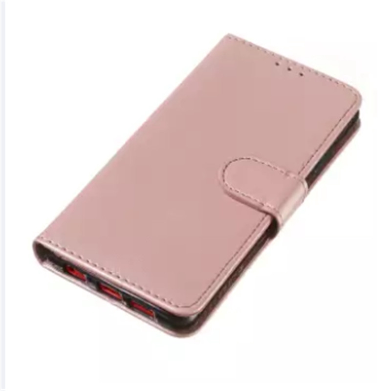 PU Leather Flip Stand Phone Case For Oppo Realme 3 F11 Pro A1k Bag Wallet Pure Colour