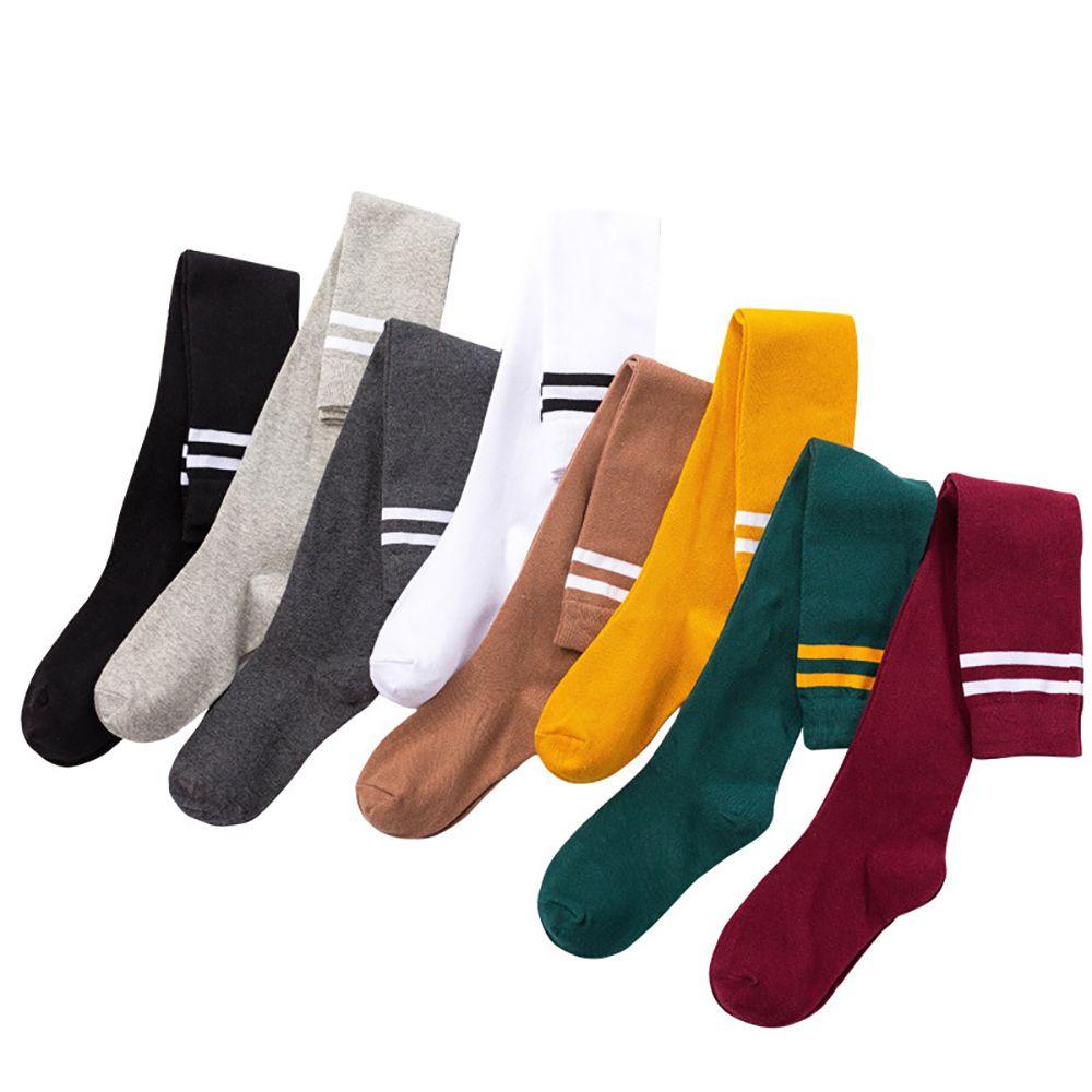 Vớ Cotton Kẻ Sọc Nhiều Màu Co Giãn Gợi Cảm Cho Nữ