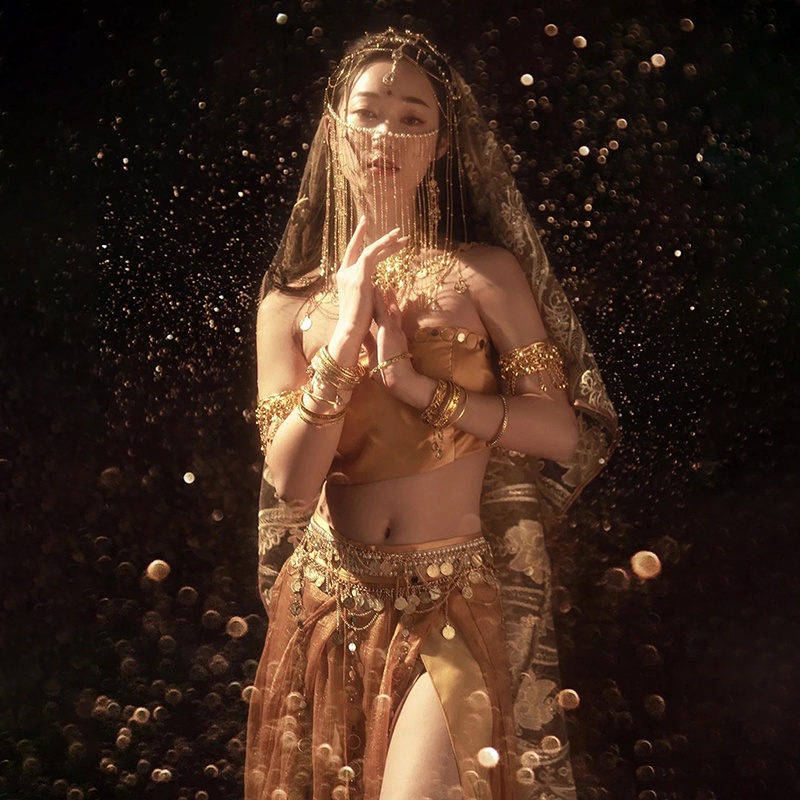 Vòng bắp tay phụ kiện đôn hoàng dị vực phong cách boho, mông cổ, tây tạng, cosplay vũ nữ