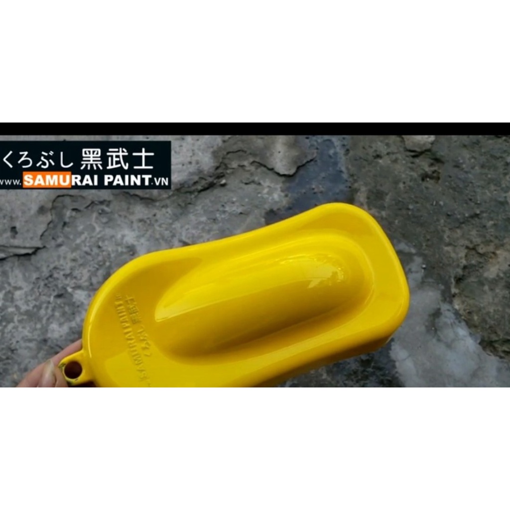 SƠN SAMURAI CHAI PHỦ KEO BÓNG TRONG SUỐT MÃ MÀU 1/128 TẠO BÓNG VÀ BẢO VỆ MÀU SƠN