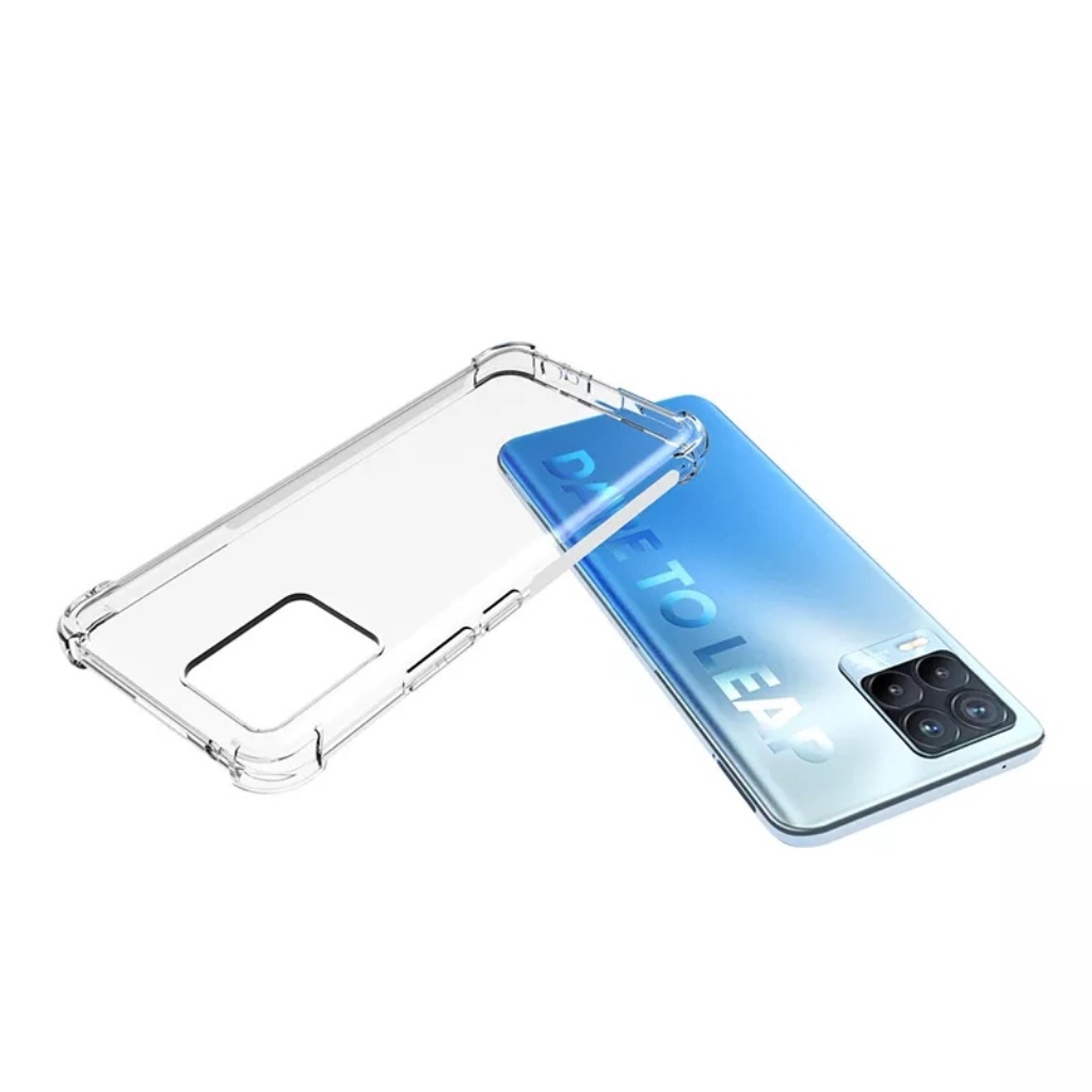Ốp lưng Realme 8 4G / Realme 8 Pro dẻo trong suốt lồi 4 góc chống sốc lâu ố vàng cao cấp