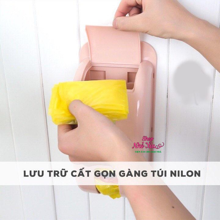 Hộp đựng túi nilon, túi đựng rác Việt Nhật dán tường thông minh