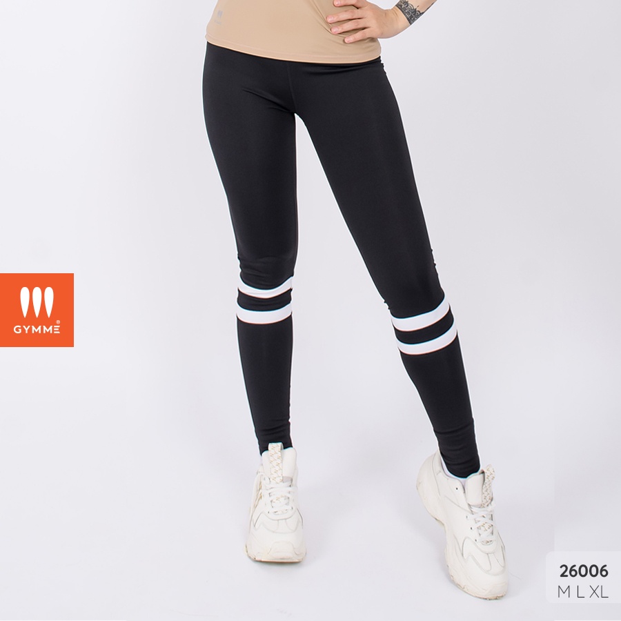 Quần tập gym nữ dài legging sọc gối, đồ tập yoga nữ gymme - - 26006