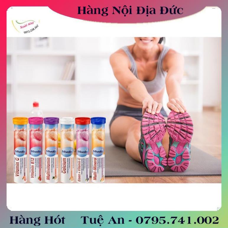 Viên Sủi Mivolis Vitamin C và các vị khác Hỗ trợ tăng cường hệ miễn dịch 20 Viên của Đức   .