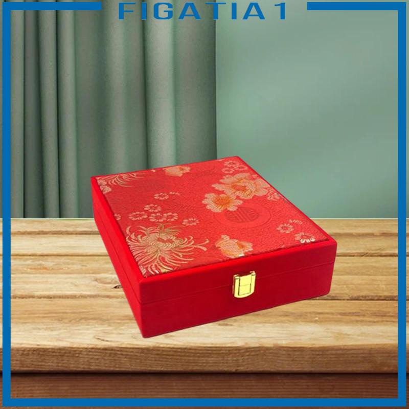 Hộp Đựng Trang Sức Màu Đỏ Siêu Bền figatia1