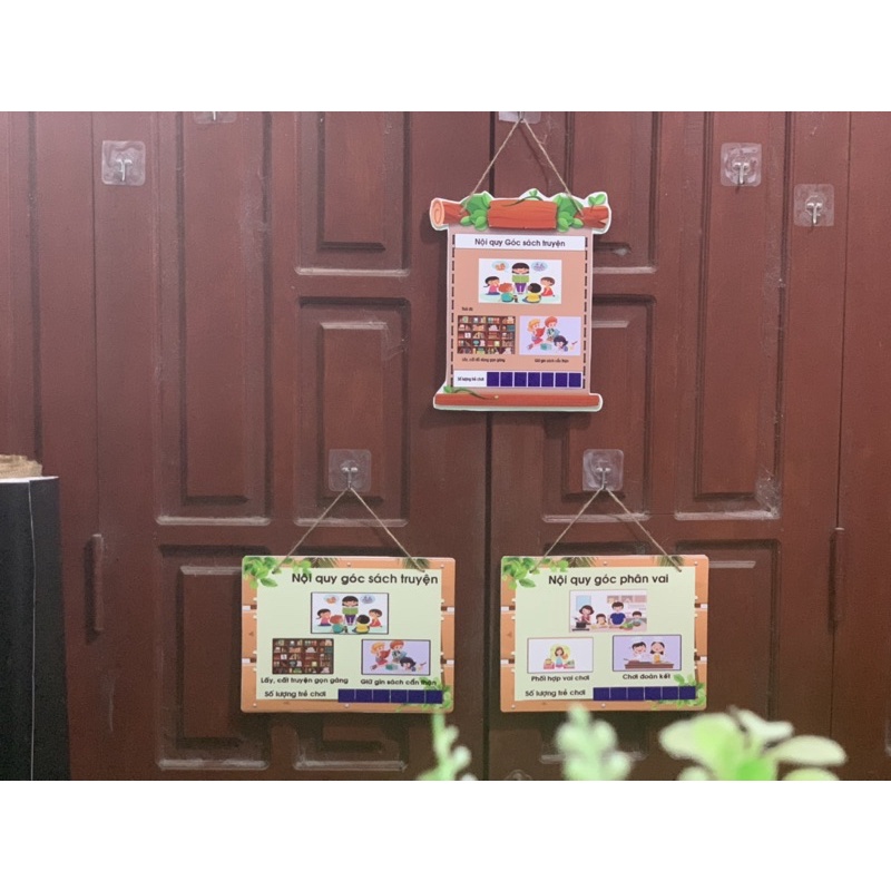 Bộ nội qui góc chơi mầm non