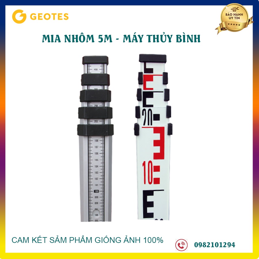 Mia Nhôm 5M Máy Thủy Bình - Mia Nhôm Thủy Bình Chất Lượng