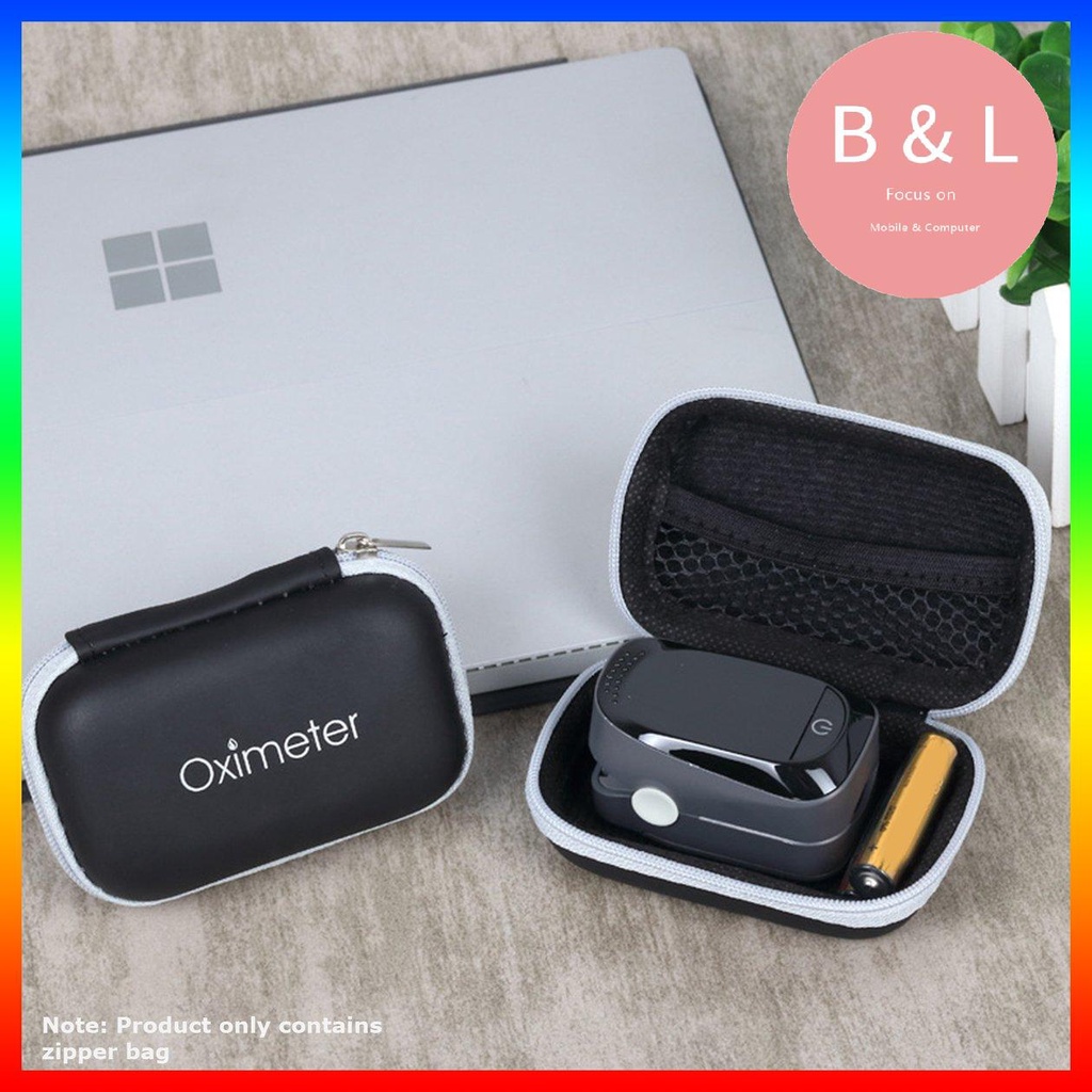 [BL]EVA Neutral Oximeter Zipper Bag Storage Bag Oximeter Storage Box Bag