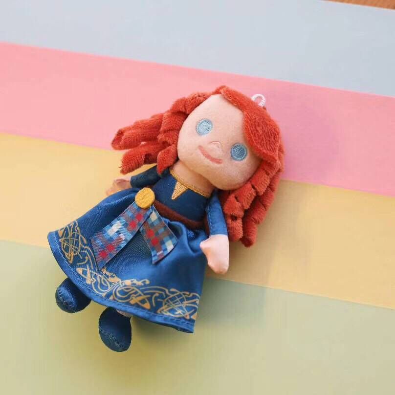 Đồ chơi nhồi bông Hình Công Chúa Elsa Anna 14cm Mềm Mại