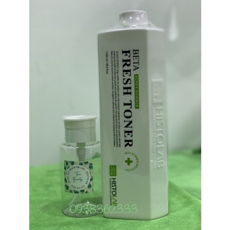 Toner beta da dầu mụn 200ml Histolab