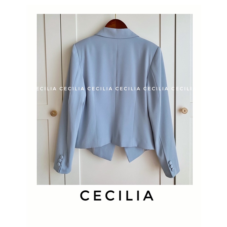 Áo blazer nữ dài tay dáng ngắn lỡ CECILIA Design - thiết kế ASTER (Ảnh thật) hợp với người thấp nhỏ, ko ngắn như croptop | BigBuy360 - bigbuy360.vn