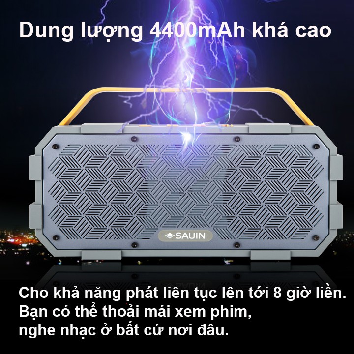 Loa Bluetooth SANSUI S20 Công suất thực 20W - VL