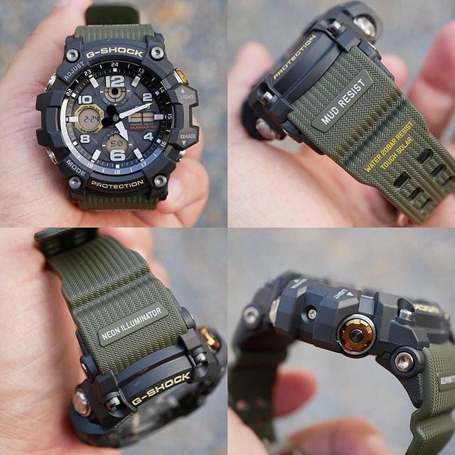 Đồng hồ nam Casio G-Shock MUDMASTER GSG-100-1A3 Chính Hãng - Chống nước - Năng lượn