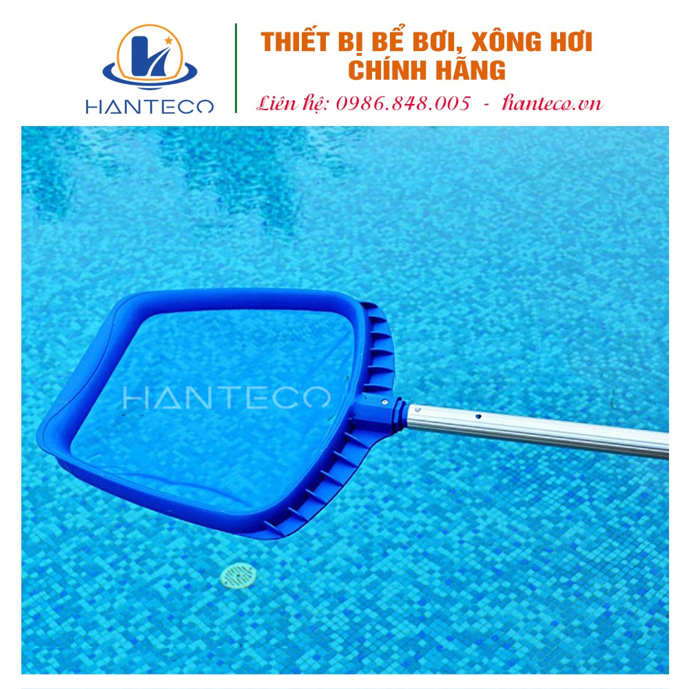 Vợt rác hồ bơi chuyên dụng lưới nông kích thước 41 x 55 cm
