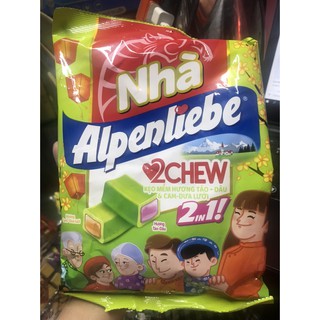 Thanh Hoá - Kẹo Alpenliebe mềm 2chew  hương táo - dâu và cam -dưa lưới 227g