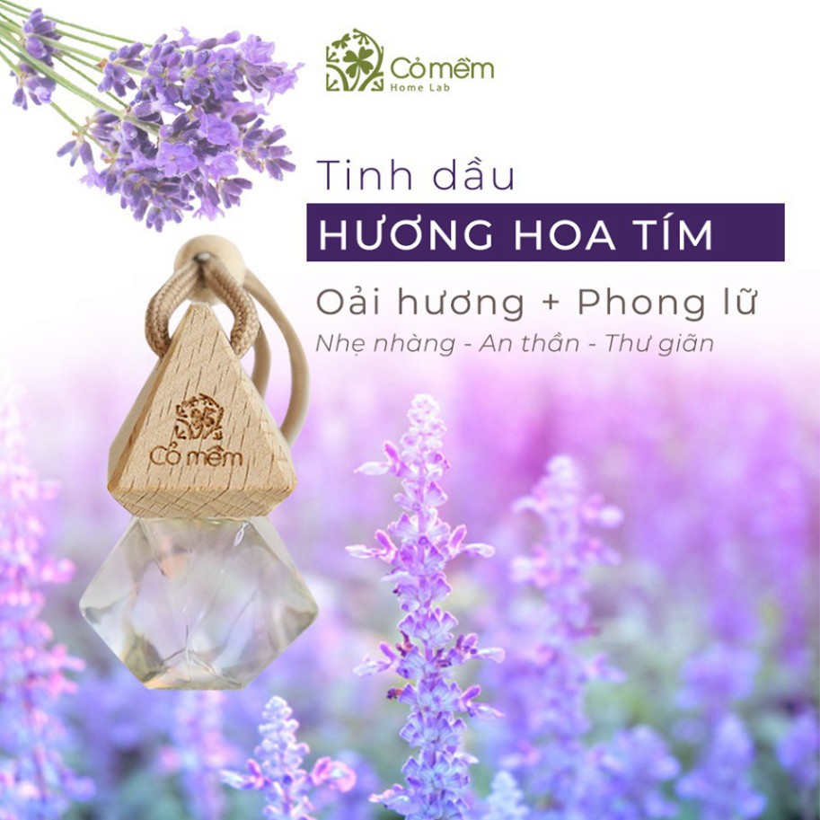 Combo Xà Bông, Nước Hoa Khô, Tinh dầu Thiên Nhiên Lavender/ Oải Hương Nước Pháp Cỏ Mềm