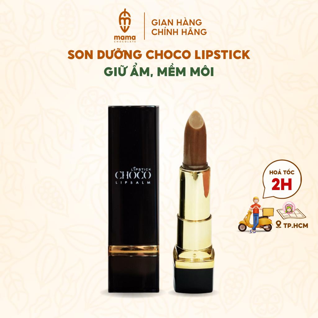 Son dưỡng Chocolate Mềm Môi Giữ Ẩm Không Khô Môi Choco Lipstick  4Gram
