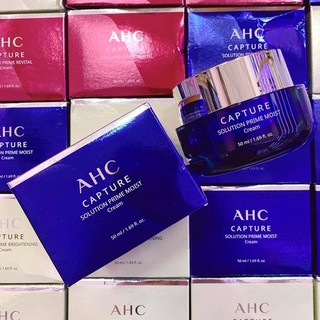 Kem dưỡng AHC Capture Solution Prime Moist 50ml ( Xanh Dương )
