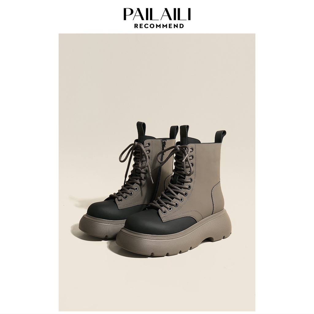 Giày Bốt Nữ Cổ Ngắn Giày BOOT Ulzzang Martin Nữ Phong Cách Anh