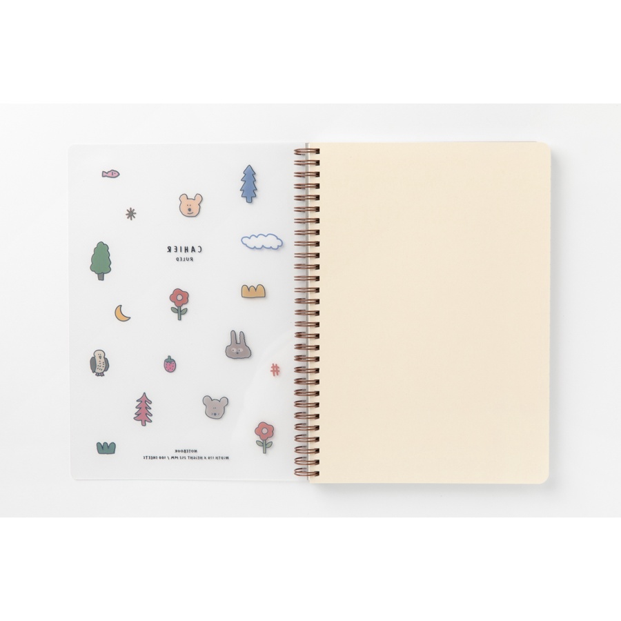 [ARTBOX] Sổ lò xo ghi chép ARTBOX bìa PP họa tiết thiên nhiên