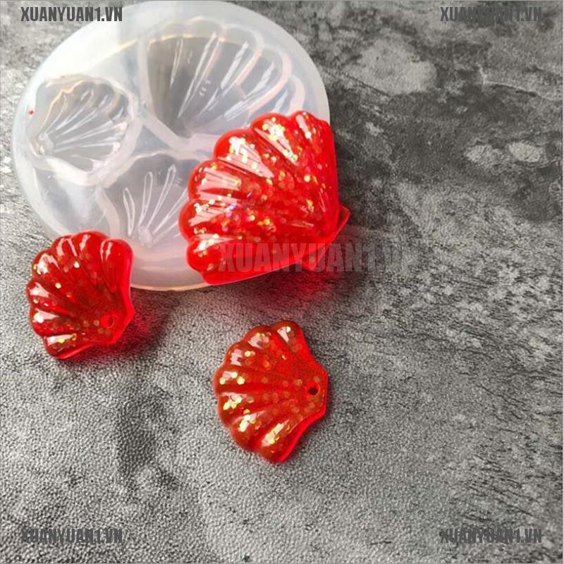 1 [XUANYUAN1] Khuôn Silicone Làm Bánh Hình Vỏ Sò