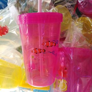 Ly Nhựa Chịu Nhiệt An Toàn, Ly Ống Hút Trong 1 Lít, 500ml