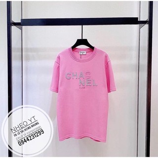 áo phông chữ nổi chảnel