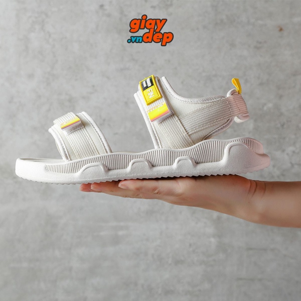 Sandal Nữ Kiểu Dáng Hàn Quốc GADEVI Quai Dán FIN 3 Màu Hot Trend GD009